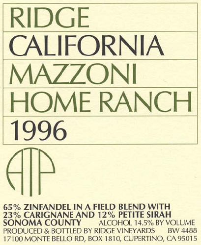 1996 Mazzoni Home Ranch