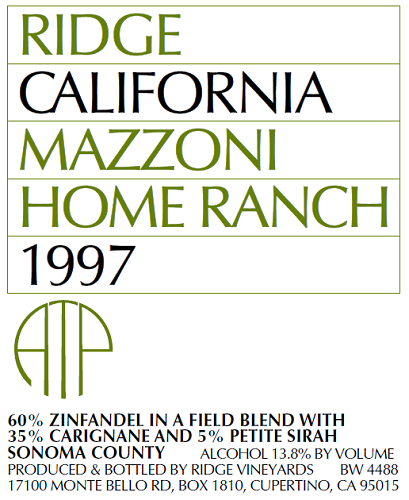 1997 Mazzoni Home Ranch