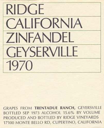 1970 Geyserville