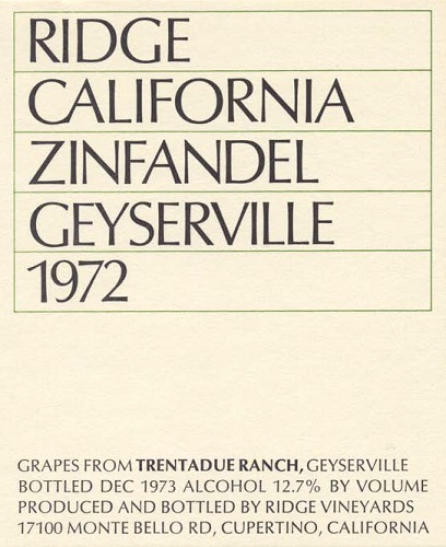 1972 Geyserville