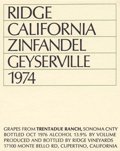 1974 Geyserville