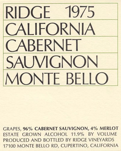 1975 Monte Bello