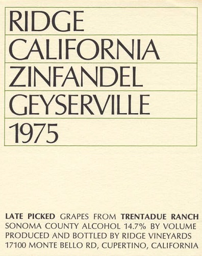 1975 Geyserville
