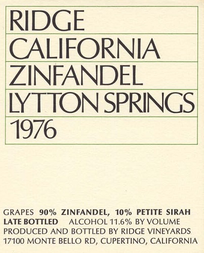 1976 Lytton Springs