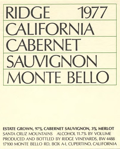 1977 Monte Bello