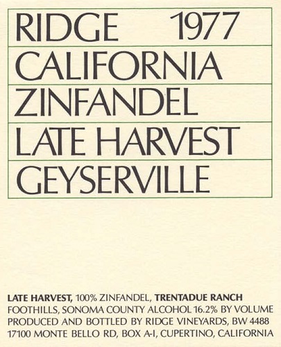 1977 Geyserville