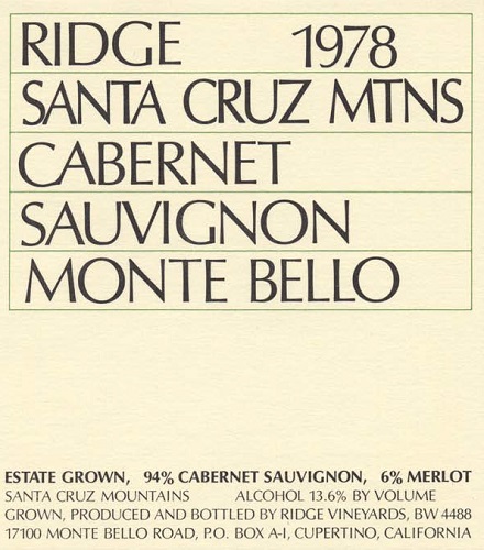 1978 Monte Bello