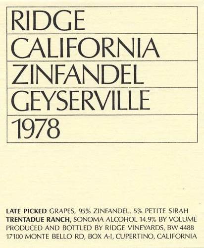 1978 Geyserville