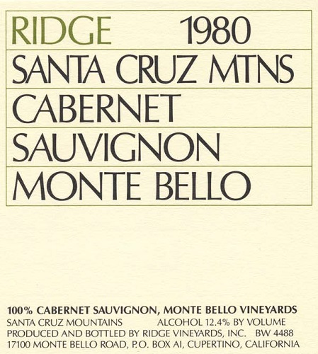 1980 Monte Bello