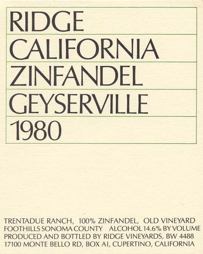 1980 Geyserville