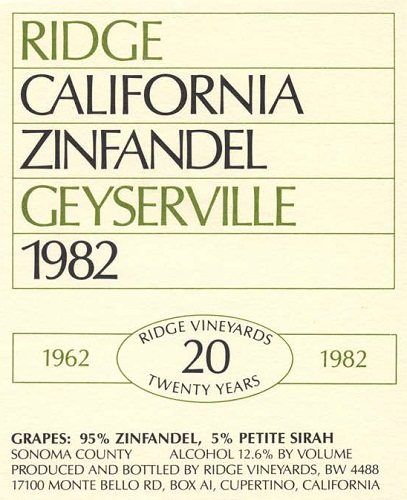 1982 Geyserville