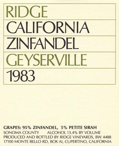 1983 Geyserville
