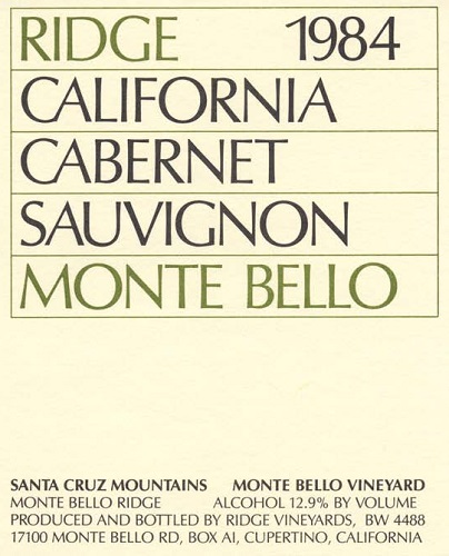 1984 Monte Bello