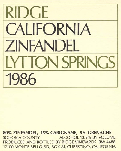 1986 Lytton Springs