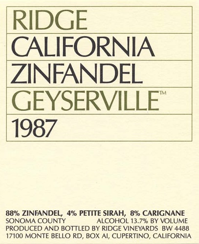 1987 Geyserville
