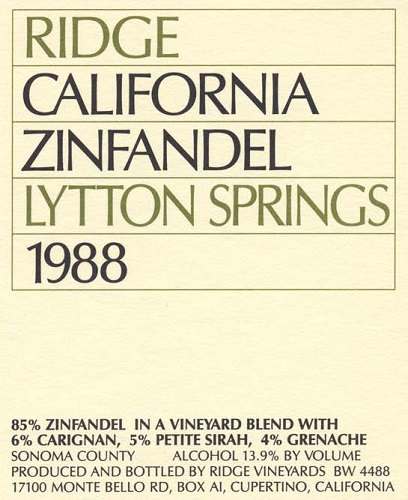 1988 Lytton Springs