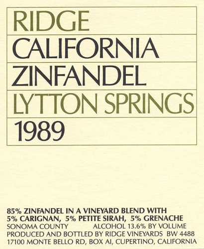 1989 Lytton Springs