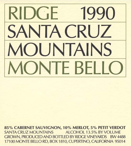 1990 Monte Bello
