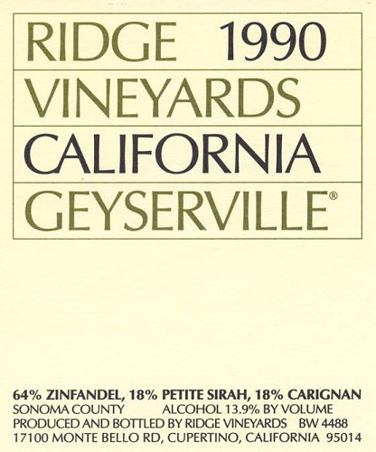 1990 Geyserville