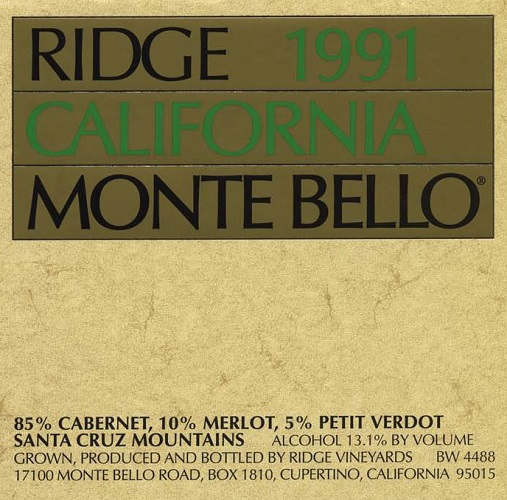 1991 Monte Bello