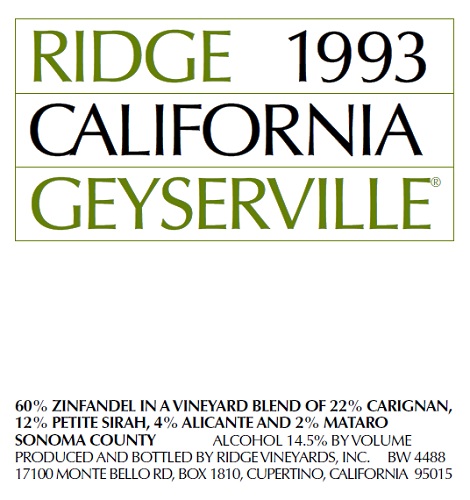 1993 Geyserville