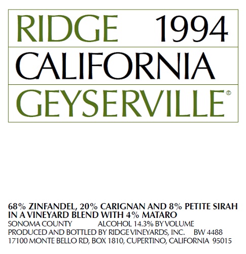 1994 Geyserville