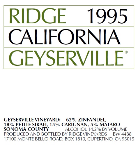 1995 Geyserville