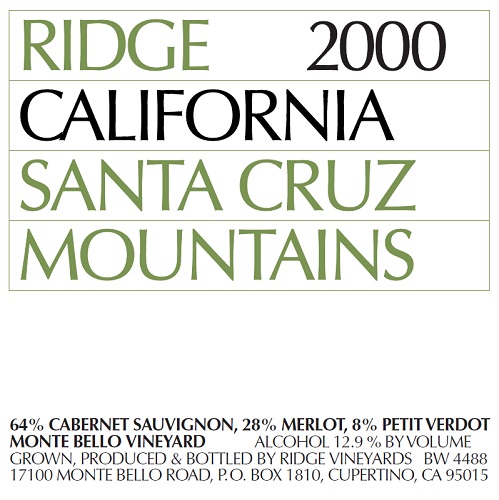2000 Santa Cruz Mountains Estate