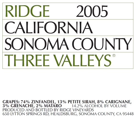 2005 Three Valleys