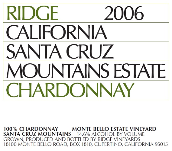 2006 Estate Chardonnay