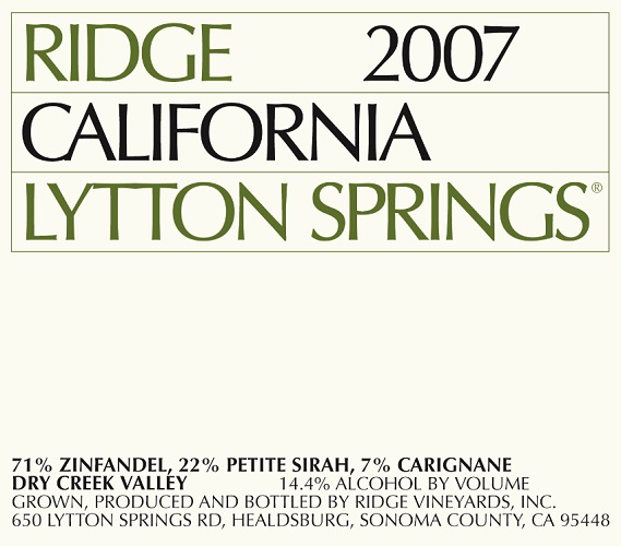 2007 Lytton Springs
