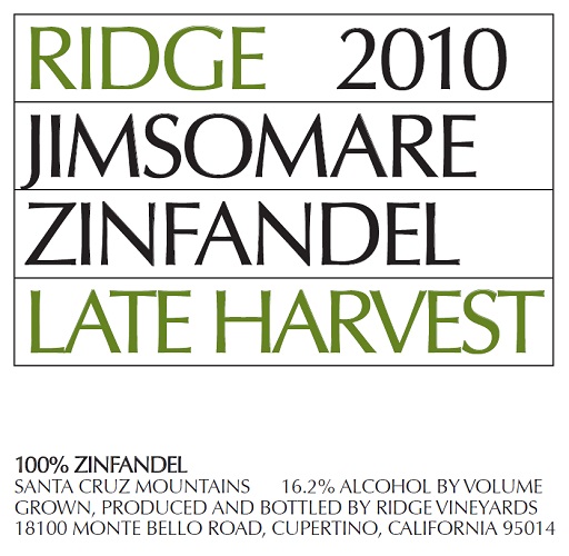 2010 Jimsomare Zinfandel