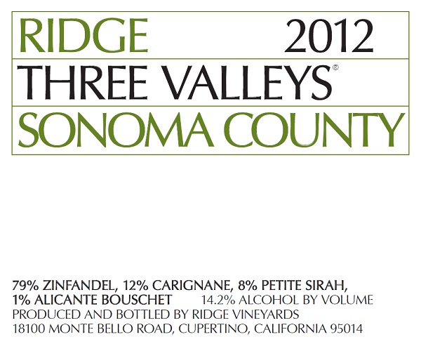 2012 Three Valleys