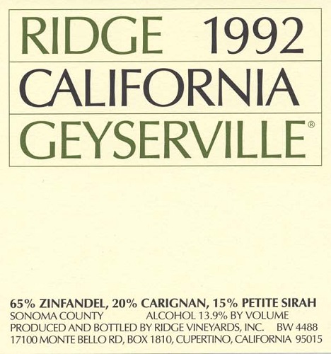 1992 Geyserville
