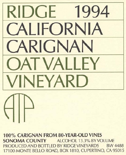 1994 Oat Valley Carignan