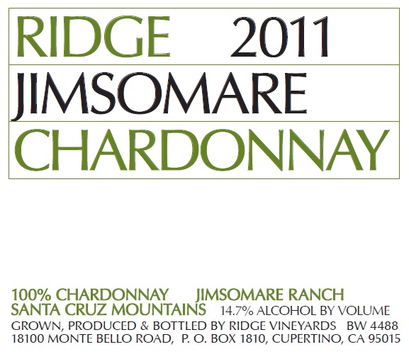 2011 Jimsomare Chardonnay