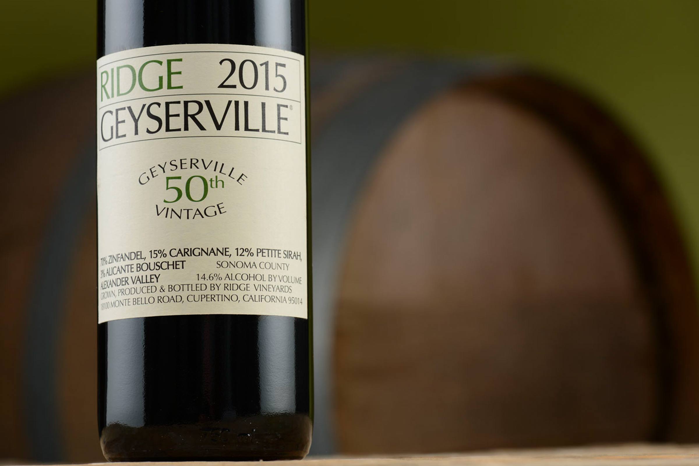 RIDGEワイン/GEYSERVILLE/1995】 （Ridge Vineyards Geyserville 2020 