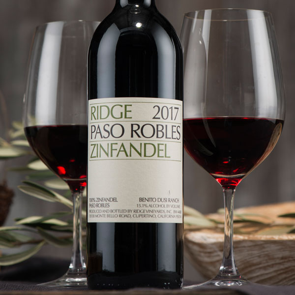 2017 Paso Robles Zinfandel Ridge Vineyards