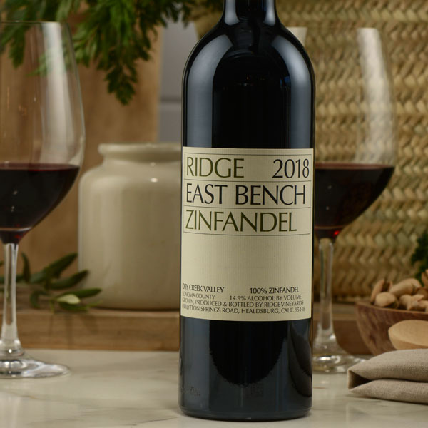 ridge 2018 east bench zinfandel