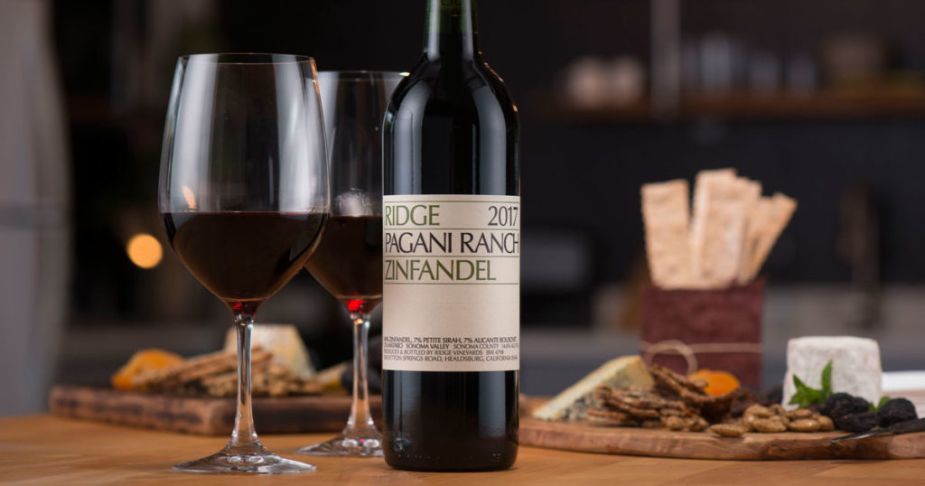 ridge 2017 pagani ranch zinfandel