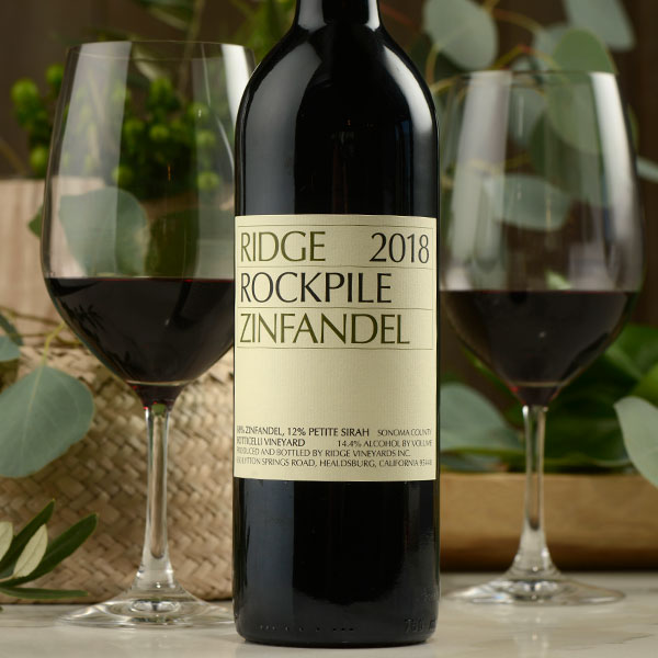 ridge 2018 rockpile zinfandel