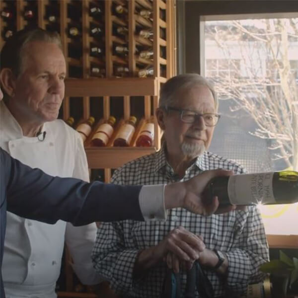 Paul Draper and Thomas Keller in the French Laundry