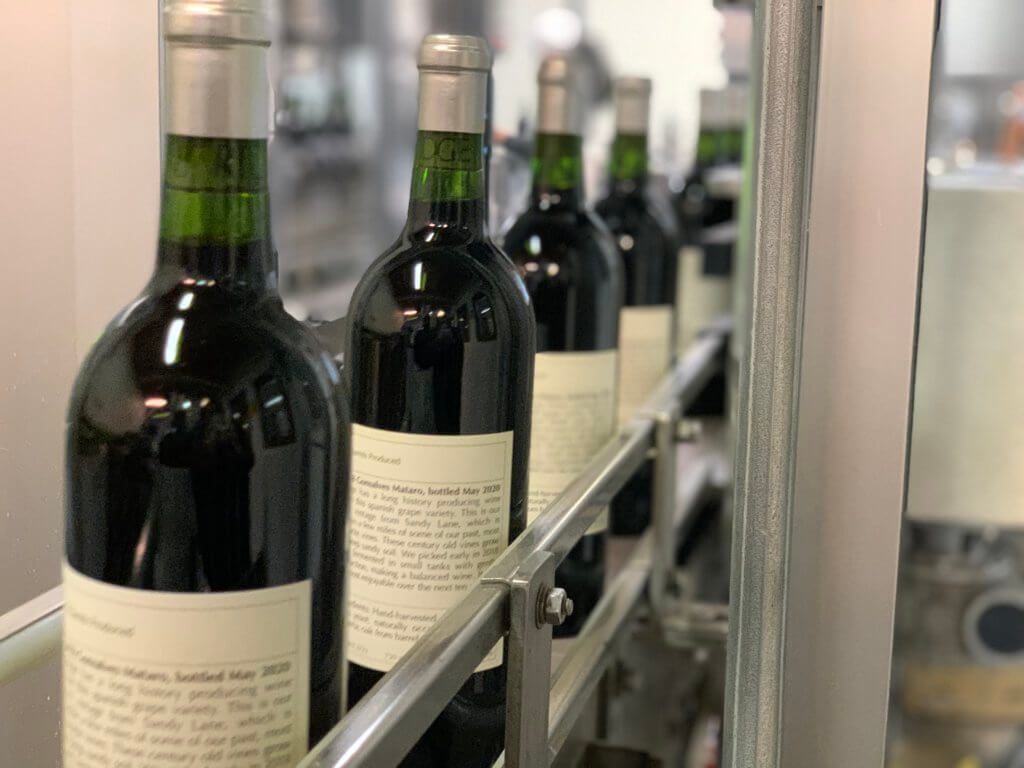 wine bottles ready to be shipped