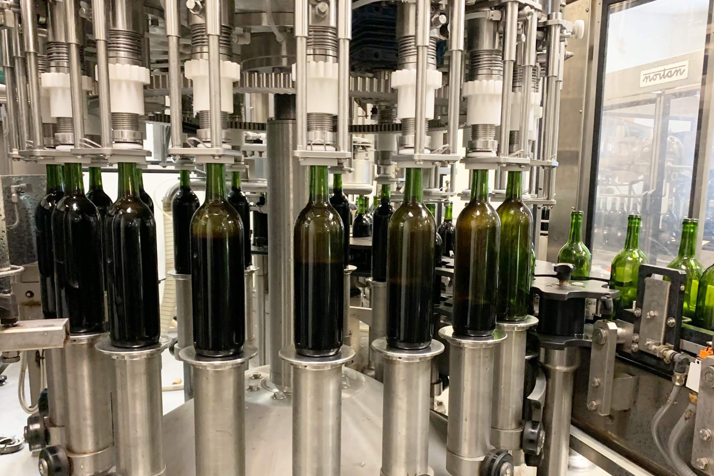 Bottling line in Monte Bello.