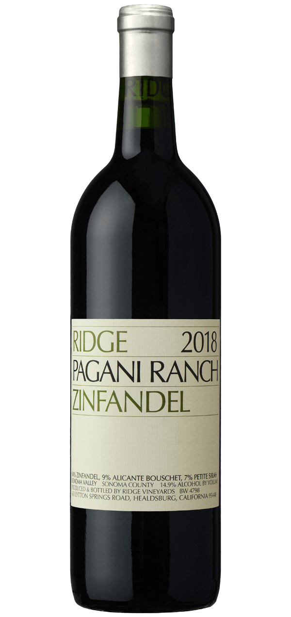 2018 Pagani Ranch Zinfandel