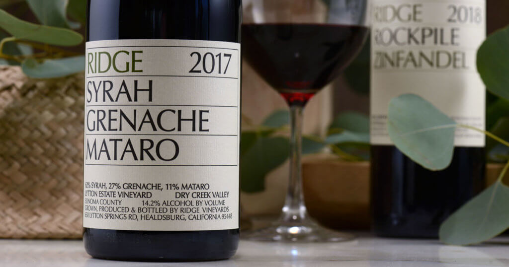 Ridge 2017 Syrah Grenache Mataro