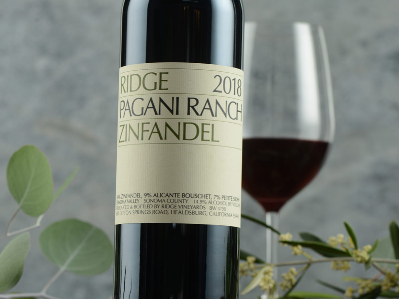 2018 Pagani Ranch Zinfandel