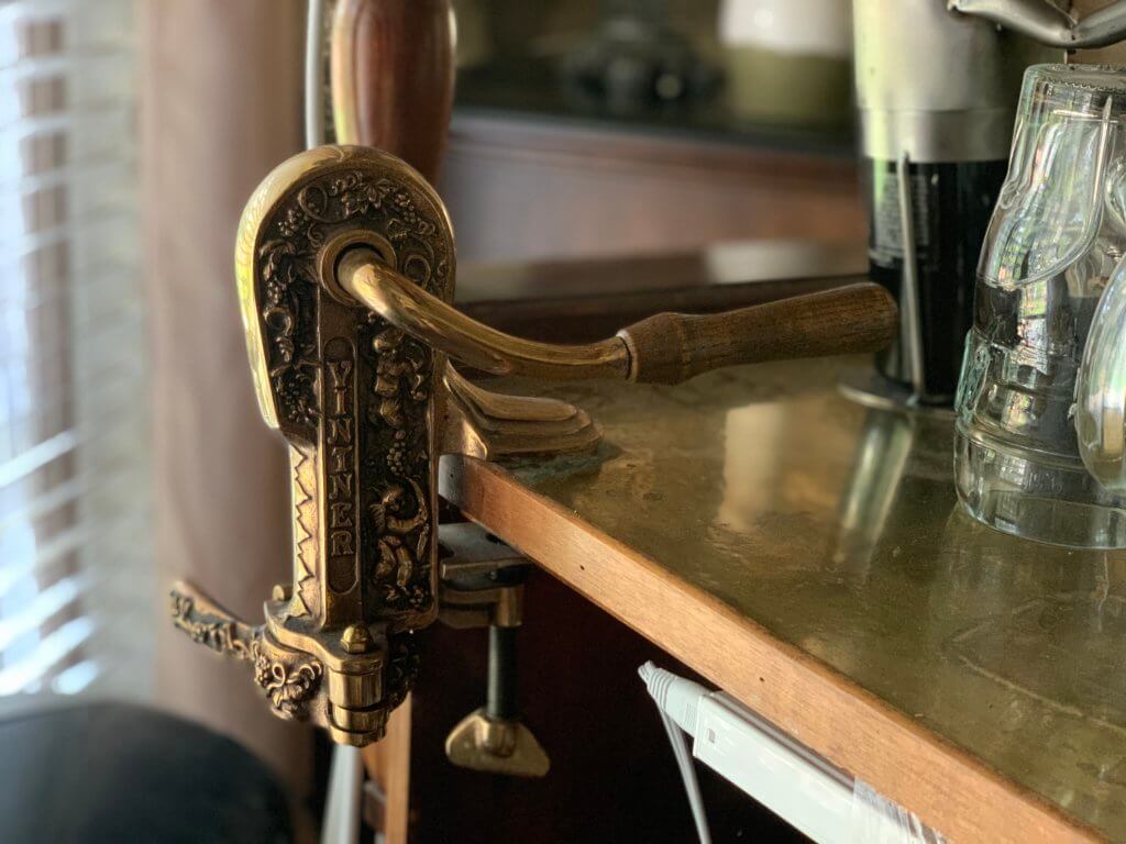bar corkscrew cork opener.