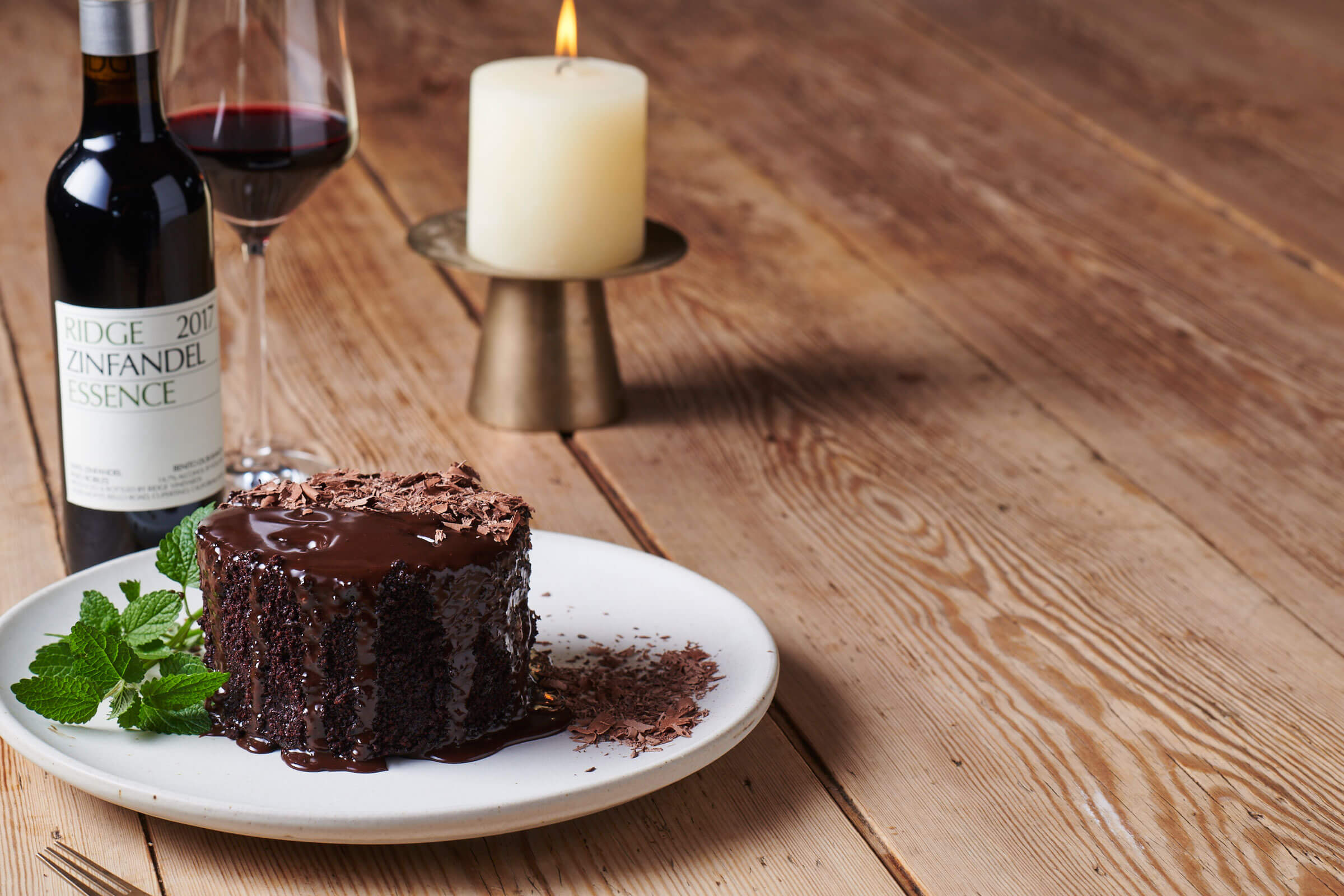 Chocolate Poke Cake with Dusi Essence