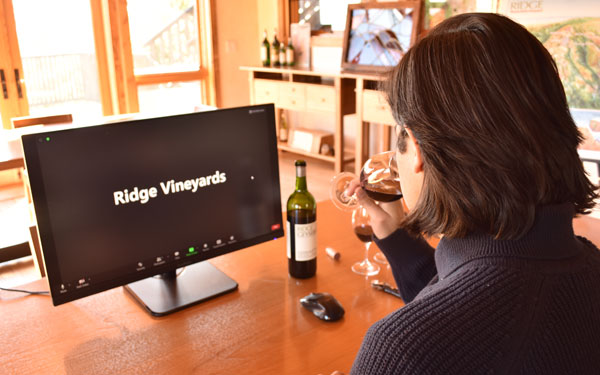 Virtual Tastings at RIDGE